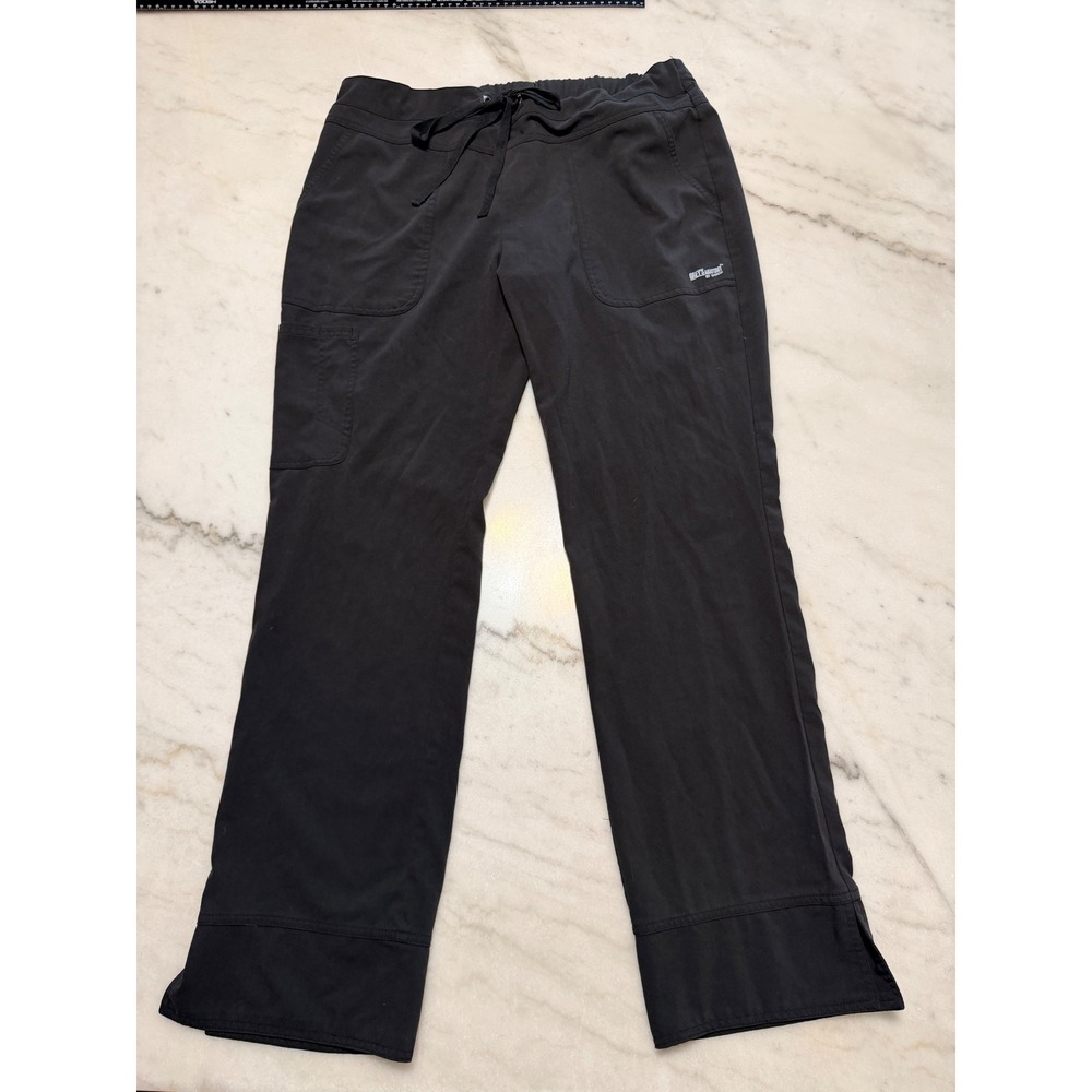 Greys Anatomy by Barco Signature Black Scrub Pants Womens Medium Cargo Stretch